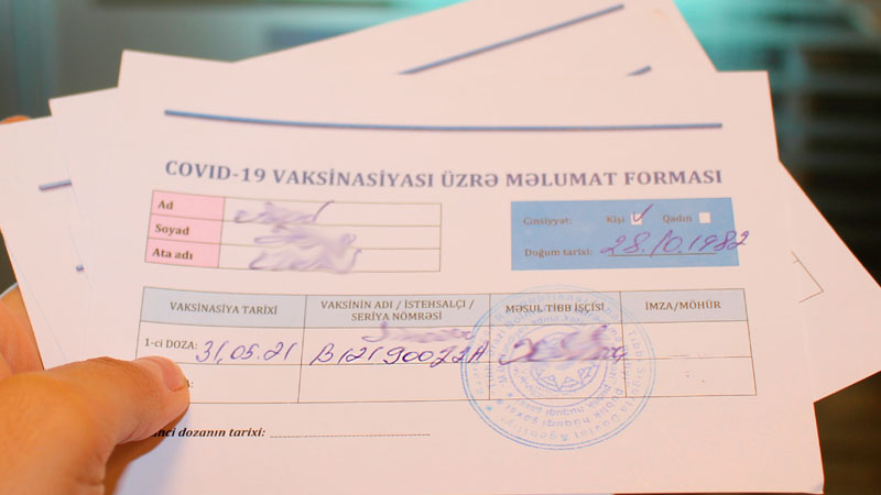 Azərbaycanda bu şəxslərə peyvənd vurulmadan ömürlük sənəd verilə bilər (VİDEO)