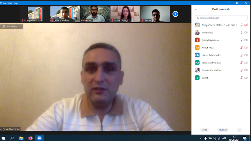 Türkiyənin Qazi Universitetinin doktoranturasına qəbul olan Mingəçevir Dövlət Universitetinin gənc müəllimi və məzunu ilə görüş keçririlib