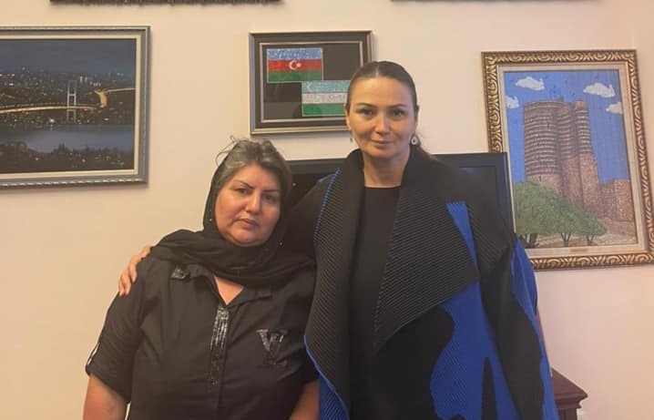 Qənirə Paşayeva şəhid Pərvin Təhməzovun anası ilə görüşüb - FOTO