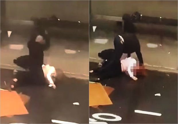 Qısqanc kişi insanların gözü qarşısında arvadını döyə-döyə öldürdü - VİDEO