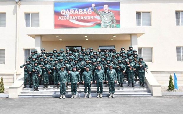 На границе с Арменией начала действовать еще одна воинская часть АР - ФОТО