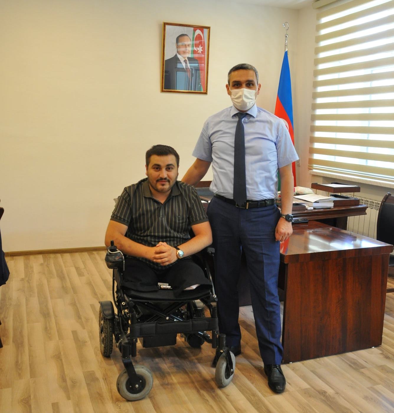 Mingəçevir Dövlət Universitetinin qazi məzunu Abdulla Abdullayevlə görüş keçirilib