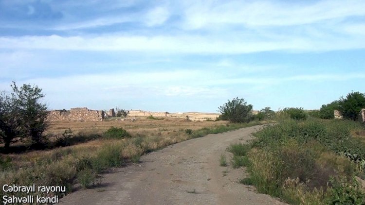 Кадры из села Шахвелли Джебраильского района - ВИДЕО