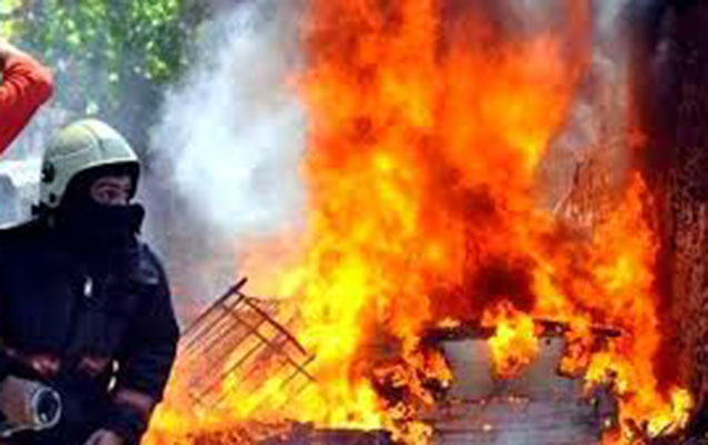 İmişlidə bazar yanır