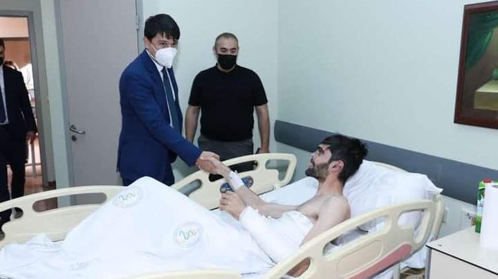 Azərbaycan diasporunun nümayəndə heyəti Türkiyədə müalicə alan qazilərimizə baş çəkib