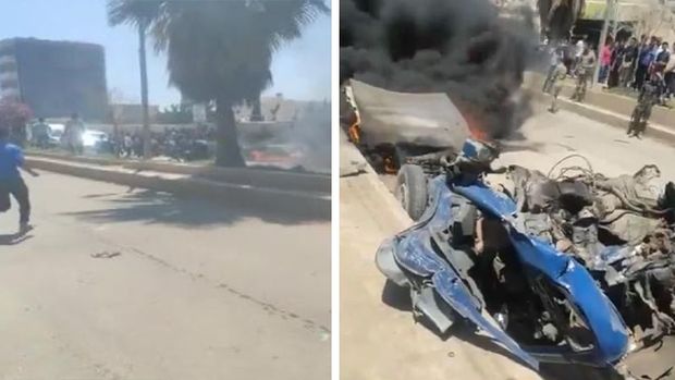 Afrində partlayış: Ölən və yaralılar var - FOTO