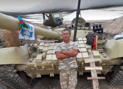 Minaya düşən tankdan sağ çıxan komandir: Allah məni balalarıma bağışladı - FOTO