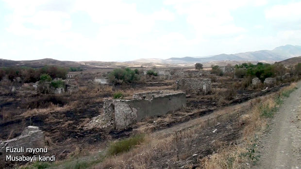 Кадры из села Мусабейли Физулинского района - ВИДЕО