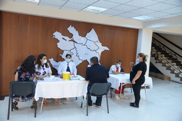 Nəsimi rayonunda qanvermə aksiyası keçirilib