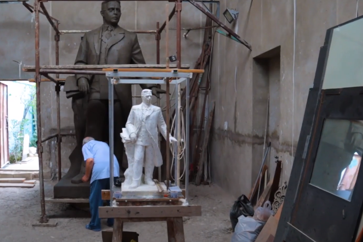 Şuşada Üzeyir Hacıbəylinin heykəli ucaldılacaq - VİDEO