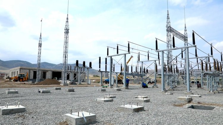 Ağdamda 2 elektrik yarımstansiyası tikilir - VİDEO