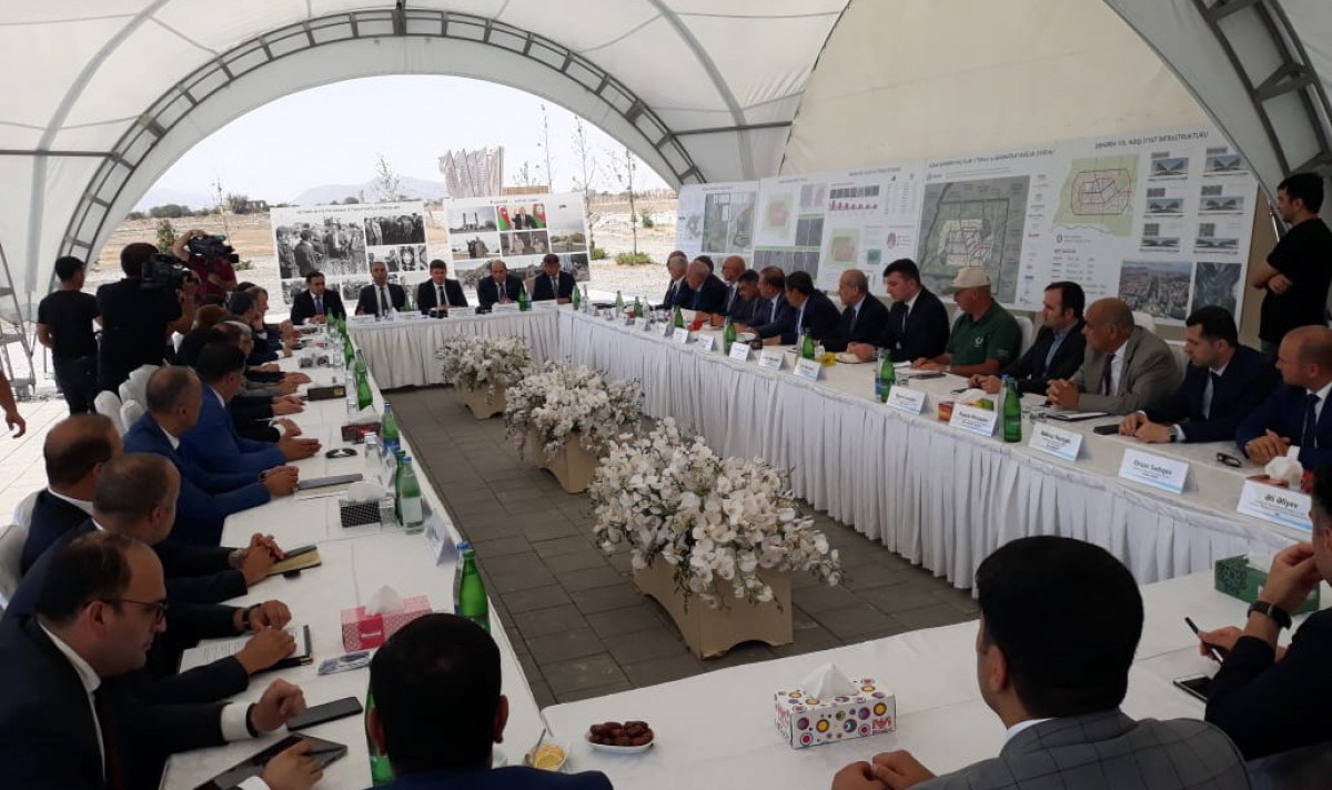 Ekoloji məsələlər və Enerji təminatı ilə əlaqədar İşçi qruplarının Ağdamda birgə iclası keçirilib