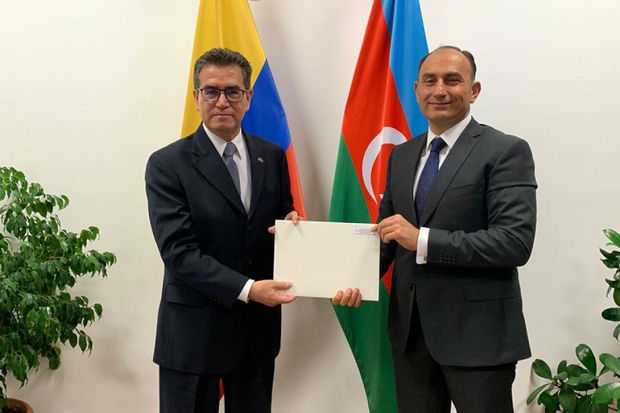 Kolumbiya Prezidenti Azərbaycan səfirinin etimadnaməsini qəbul etdi - FOTO