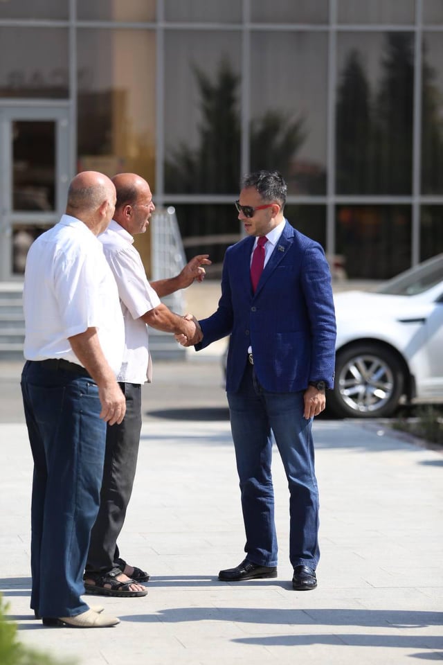 Ramil Həsən Ucarda seçicilərlə görüşüb