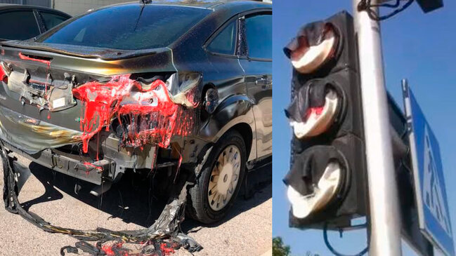 Bu ölkədə avtomobillər əriyir: Temperatur 73 dərəcədir