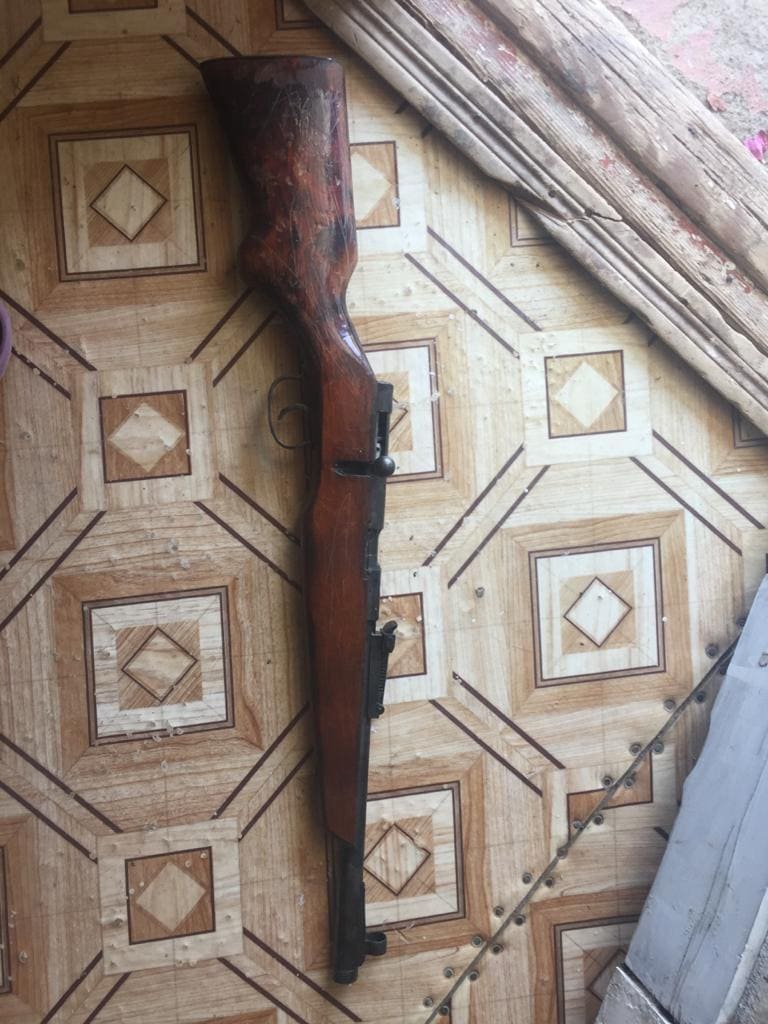 Göygöldə qanunsuz silah saxlayan şəxs saxlanılıb -FOTO (ÖZƏL)