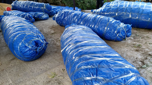 Azərbaycanda kişi tonlarla narkotiklə tutuldu - FOTO/VİDEO