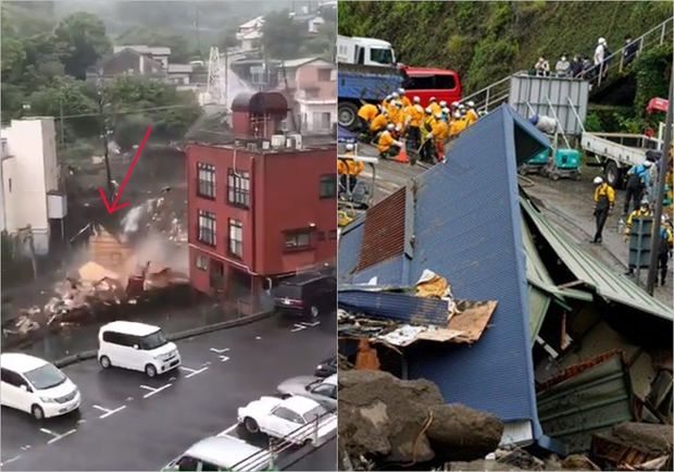 Yaponiyada leysan yağışlara görə 400 mindən artıq insanın həyatı təhlükədə - VİDEO