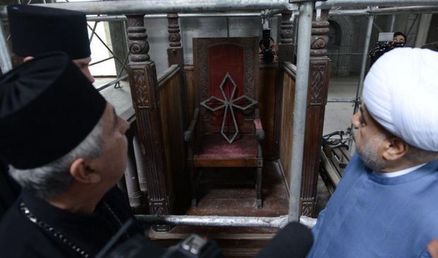 Azərbaycandakı dini konfessiyaların rəhbərləri Şuşada Qazançı kilsəsini ziyarət ediblər - FOTO