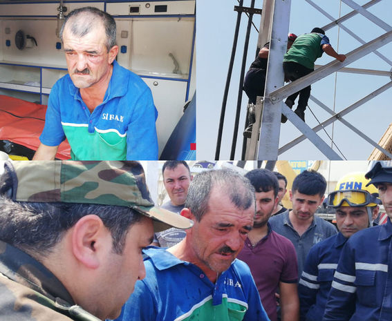 Sumqayıtda intihara cəhd edən şəxsi xilasedicilər fikrindən daşındırdılar - FOTO