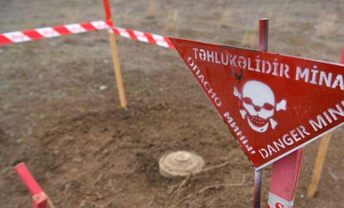 Azad olunan ərazilərdə son günlər ərzində aşkarlanan minaların sayı AÇIQLANDI - FOTO
