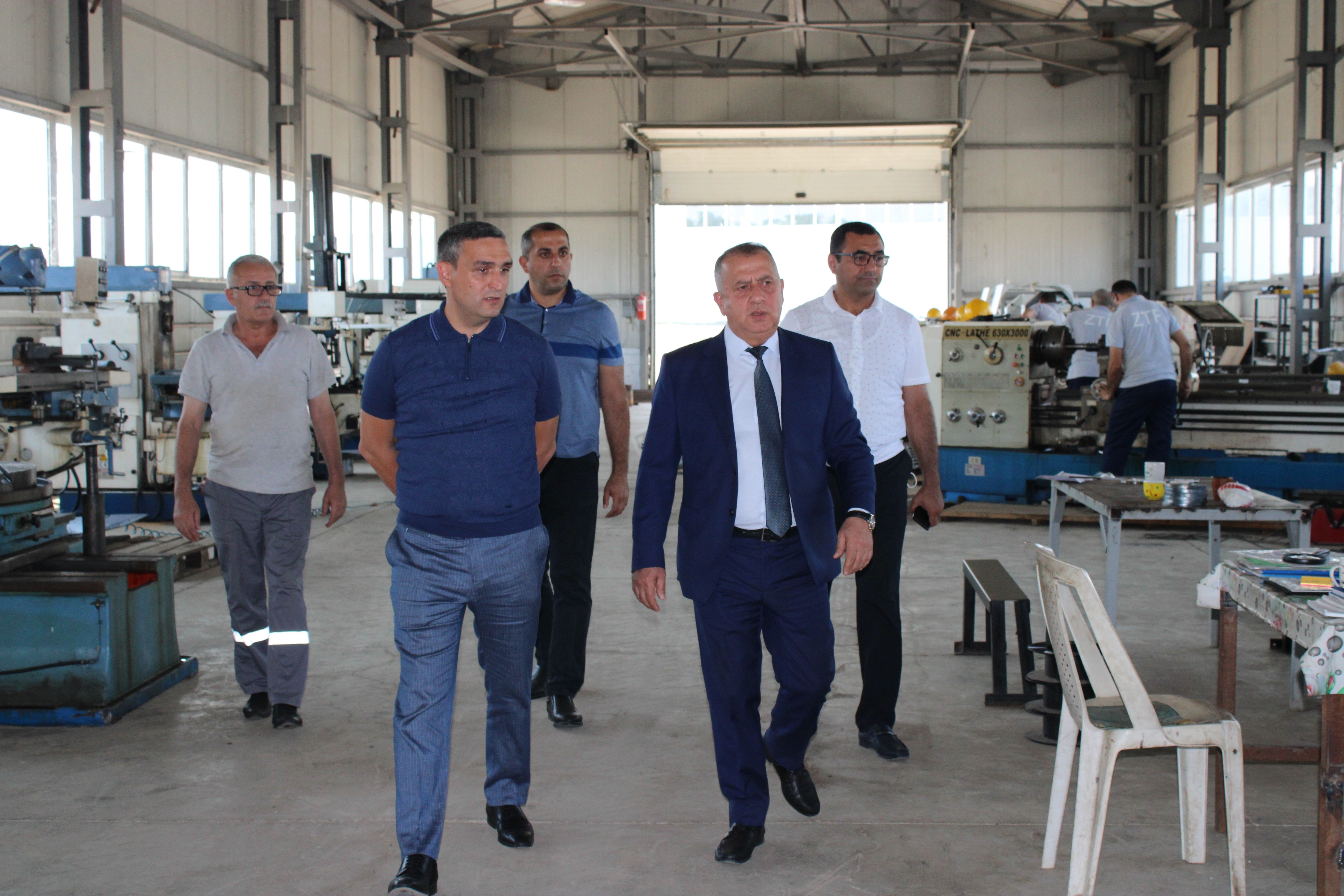 Mingəçevir Dövlət Universitetinin bir qrup əməkdaşı Zəyəm Texnologiyalar Parkını ziyarət edib