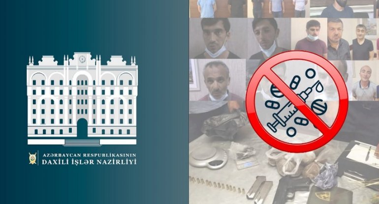 Polisdən əməliyyat: “patı” və “şüşə” satan 19 nəfər saxlanıldı