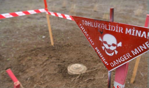 Füzuli-Zəngilan dəmiryolunda 1323 mina, 14 partlamamış hərbi sursat aşkarlanıb