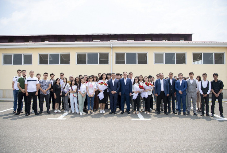 Nazir İnam Kərimov Azərbaycan Dövlət Aqrar Universitetinin müəllim-tələbə heyəti ilə görüşüb