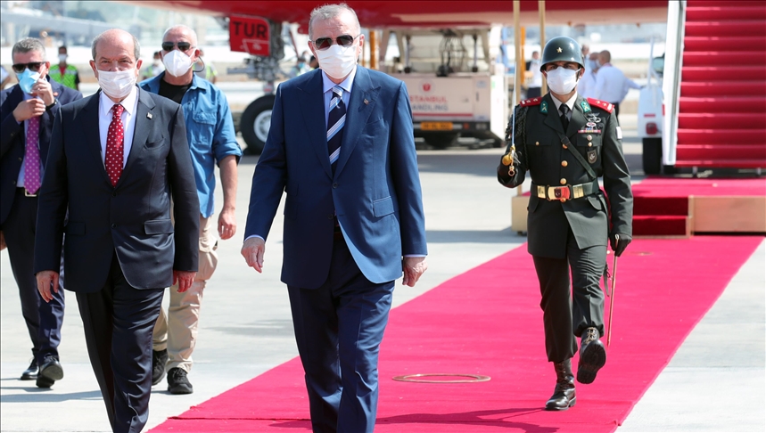 Ərdoğan Şimali Kiprə səfər edib