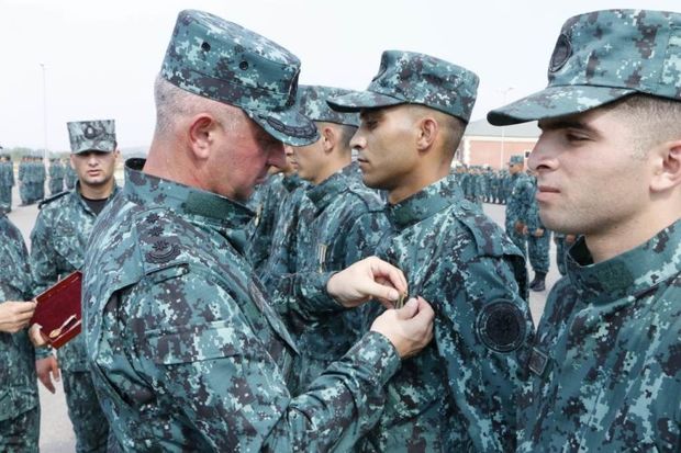 Vətən müharibəsinin iştirak­çısı olmuş bir qrup sərhədçi ehtiyata buraxıldı - FOTO