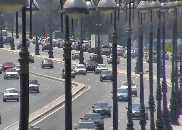 Bakıda avtomobil qəzası tıxaca səbəb oldu - FOTO