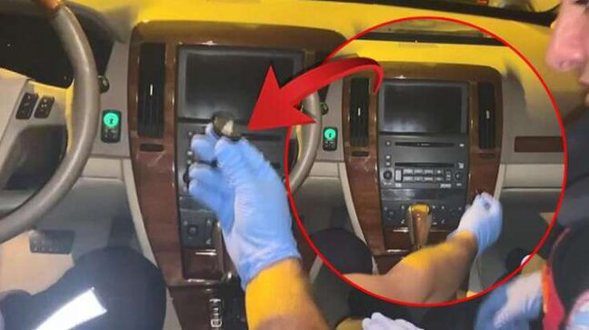 Polis məşhur şəxsin avtomobilinə baxış keçirdi: Elə şey tapdı ki... - VİDEO