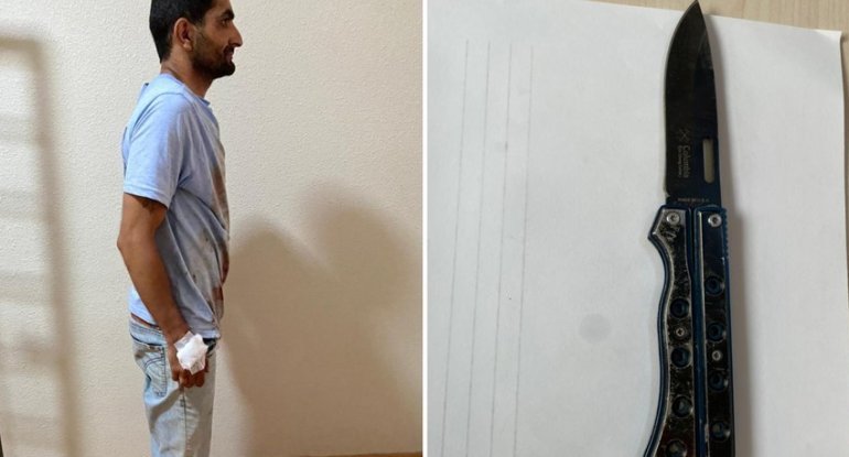 Ailəsini ölümlə hədələyən şəxs saxlanıldı