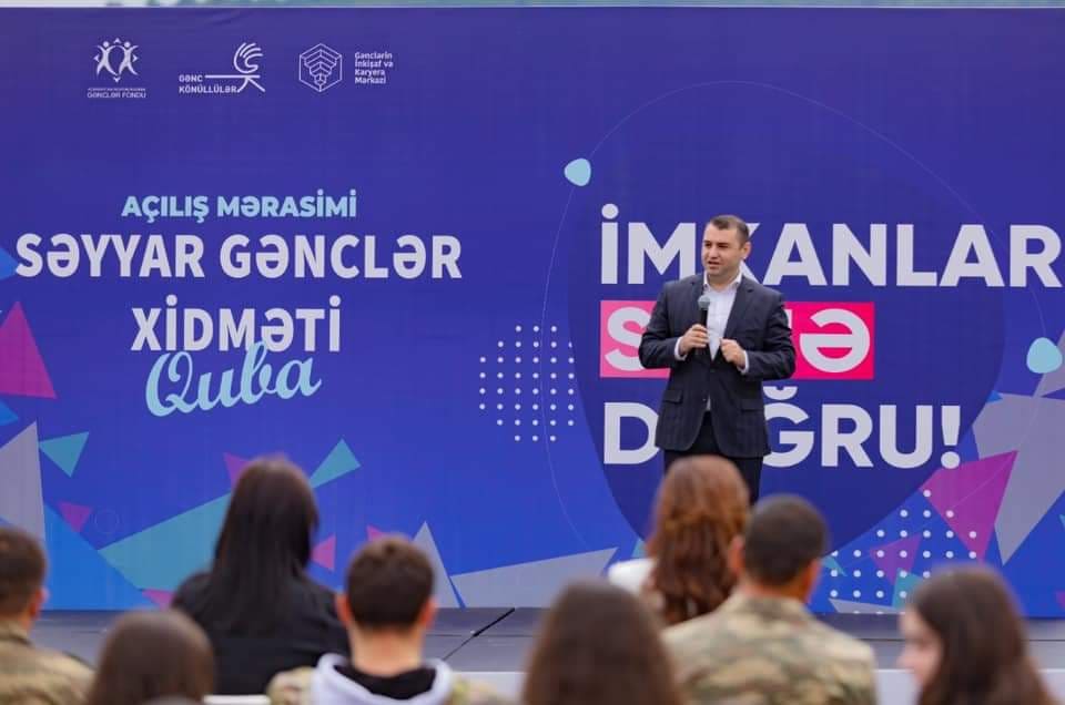 “İmkanlar Sənə Doğru!” devizialtında “Səyyar Gənclər Xidməti” layihəsinə start verildi