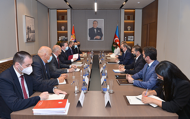 Azərbaycan və Serbiya XİN rəhbərləri görüşdü - Fotolar