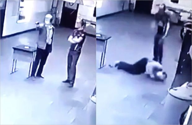 Çoxdan fikirləşdiyi atışı bir saniyəyə icra edib öldü - ANBAAN VİDEO