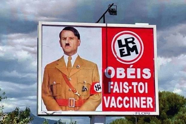 Makron onu Hitlerə bənzədən şəxsi məhkəməyə verib