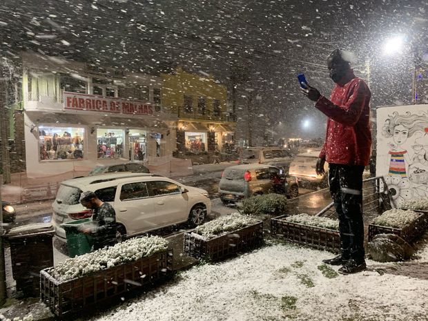 Braziliyaya qar yağıb - VİDEO