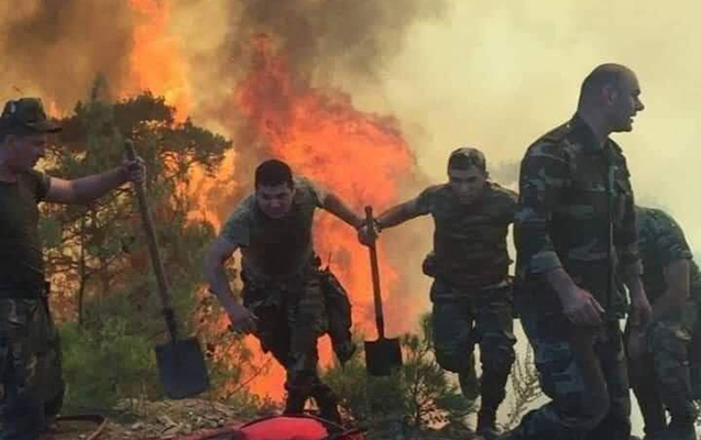 Yanğınsöndürənlərimiz Türkiyədə dəhşətli anlar yaşadı - Video