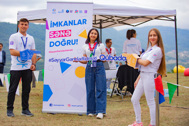 Gənclər şimal bölgəsinin kəndlərinə üz tutdu - FOTO