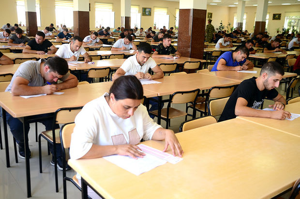 Müddətdən artıq həqiqi hərbi xidmətə qəbul üzrə imtahanlar keçirilir - VİDEO