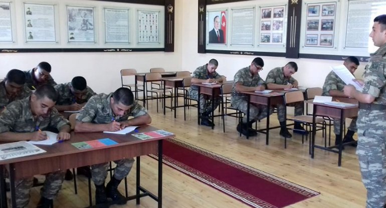 Qoşunlarda yay tədris dövrü başlayıb