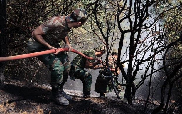 Türkiyə və Azərbaycan yanğınsöndürənləri Dənizli bölgəsindəki yanğını söndürüb