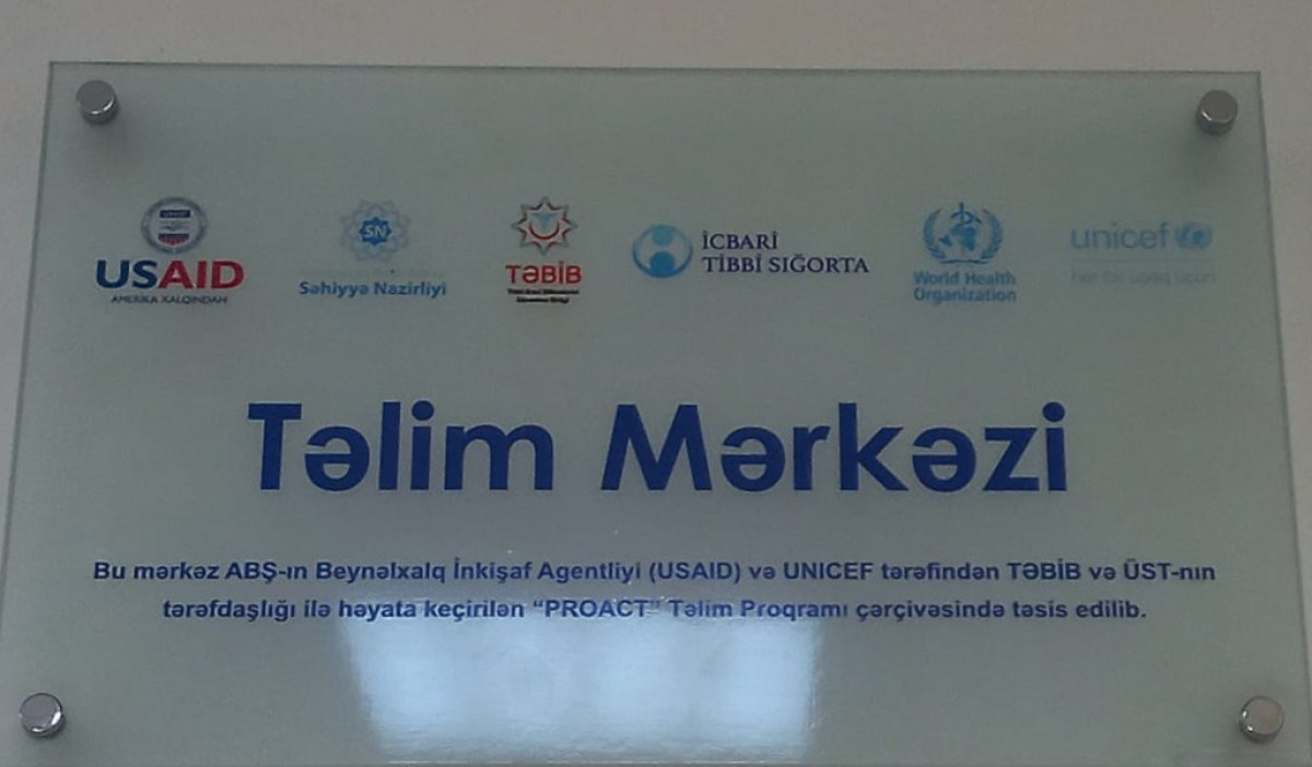 ABŞ səfiri Şəki Rayon Mərkəzi Xəstəxanasında yaradılan Təlim Mərkəzində olub