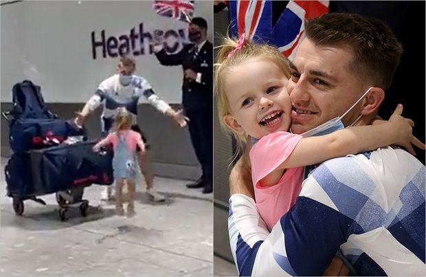 Qızının sürprizi Olimpiya çempionunu duyğulandırdı - VİDEO