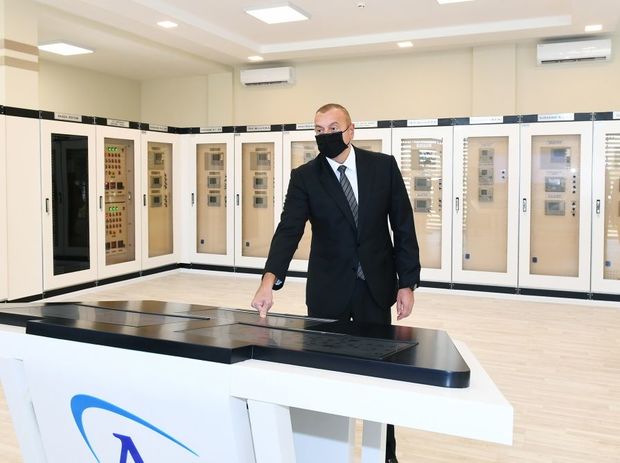 Prezident yenidən qurulan “Suraxanı” yarımstansiyasının açılışında iştirak edib - FOTO
