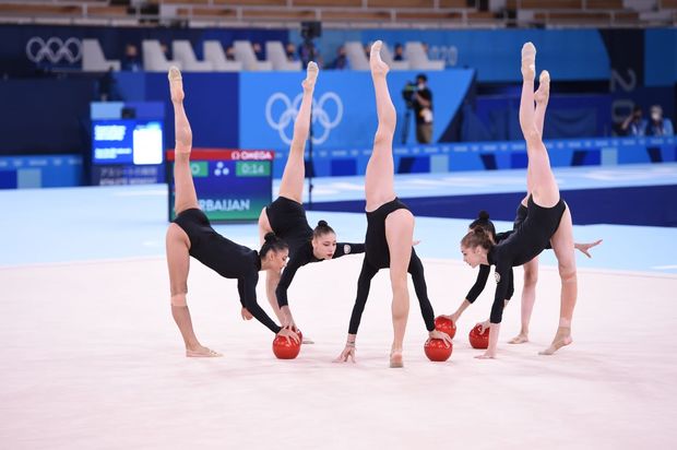 Tokio Olimpiadası: Bədii gimnastika üzrə qrup komandamız mübarizəni dayandırıb - FOTO