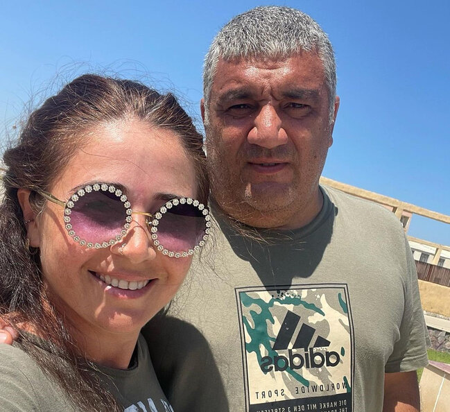 Elnarə Xəlilovanın əri ilə görüntüləri - FOTO