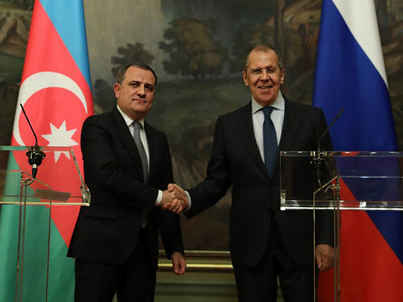 Ceyhun Bayramov Sergey Lavrovla danışdı